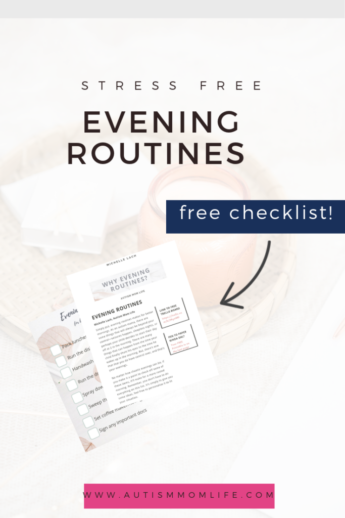 Evening Routines for the Autism Mom